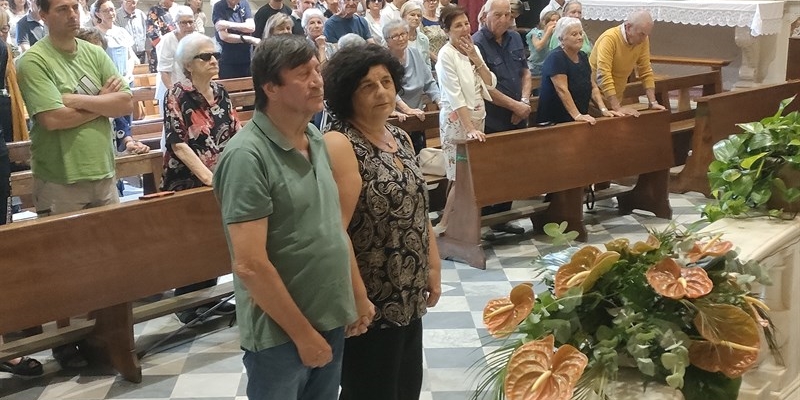 I coniugi festeggiati