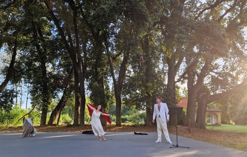 Daniela Maccari in ""Effetto Duse"",""Massimo Corevi