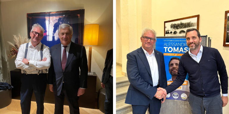 Zeni con Tajani e Tomasi