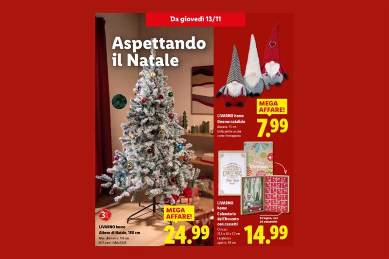E1ecff albero natale lidl 08112025 okmugello it 1