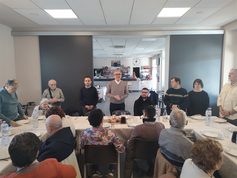 Un momento del convivio