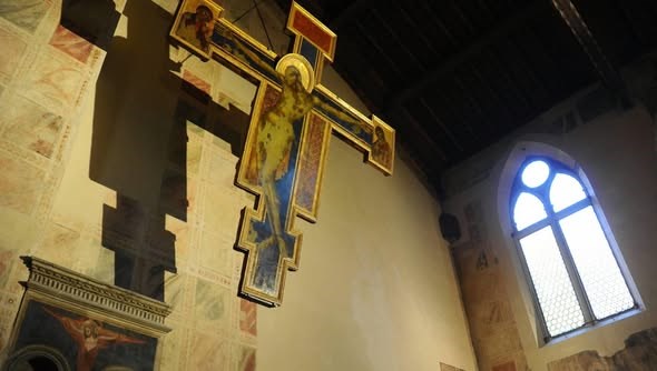 Il crocifisso di Cimabue in Santa Crooce