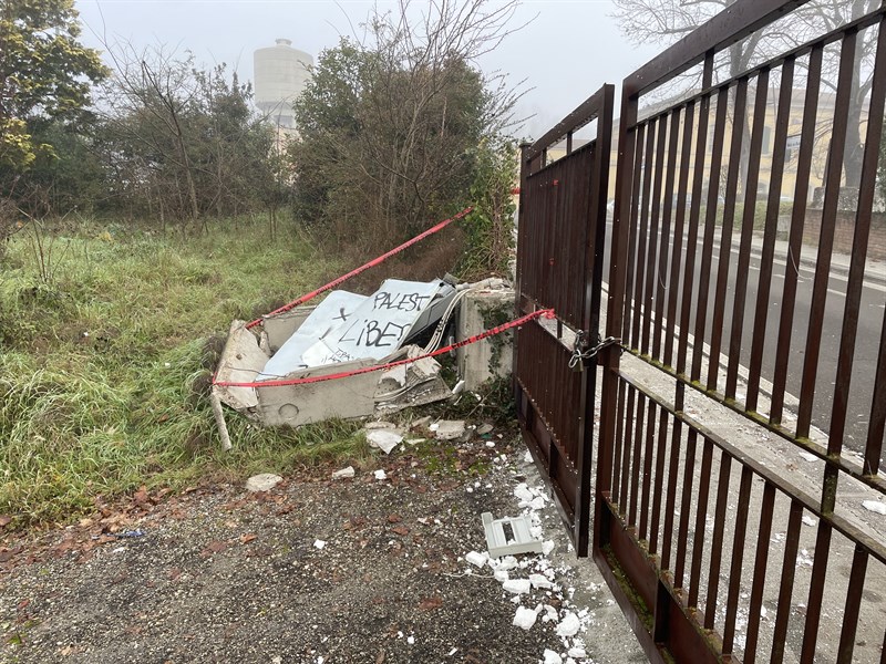 i danni dell'esplosione