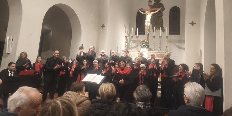 La Corale Santa Cecilia in concerto a San Piero a Sieve 