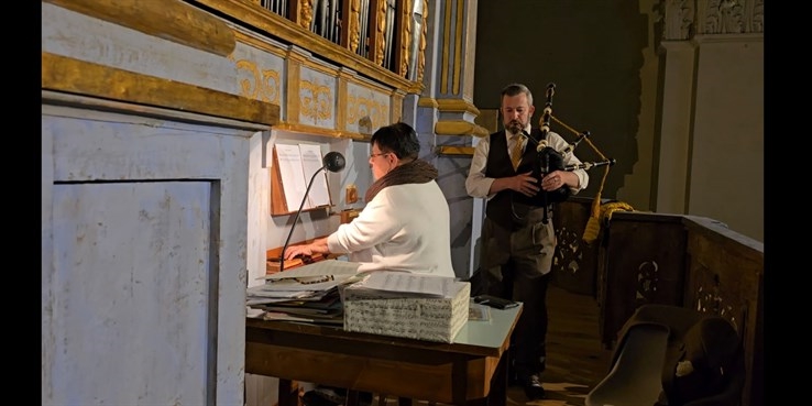 Marilisa Cantini con il Maesto  Piper Mayor