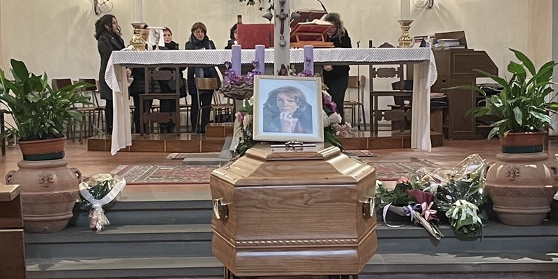 il feretro di Caterina