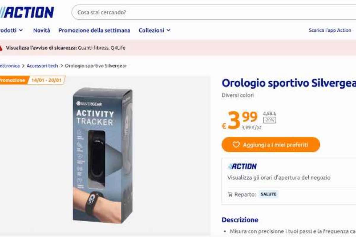 Prodotto Action Contrapassi