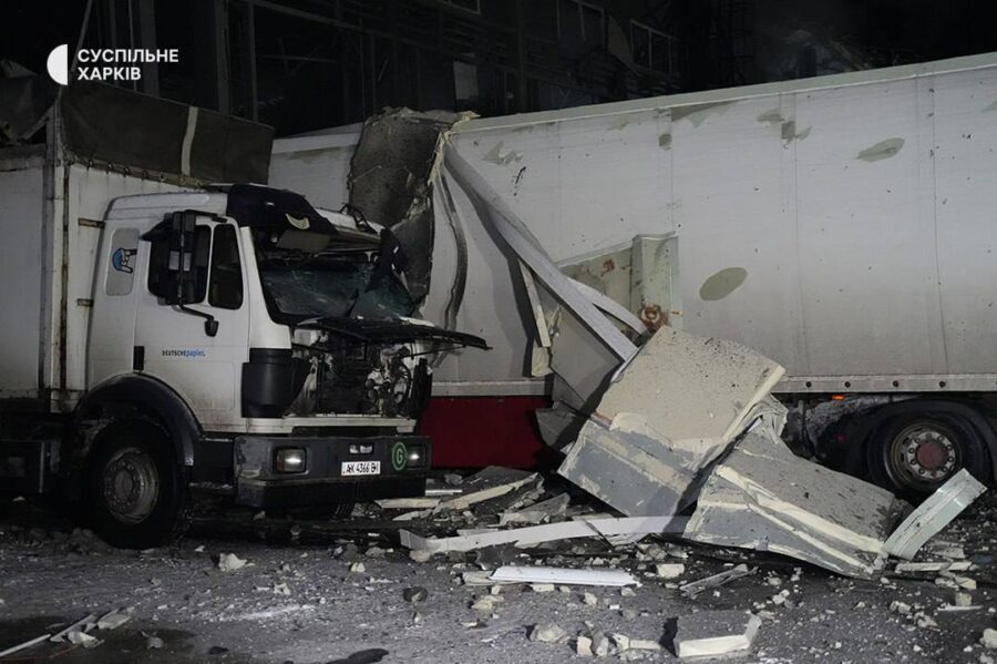 Attacco al terminal Nova Poshta