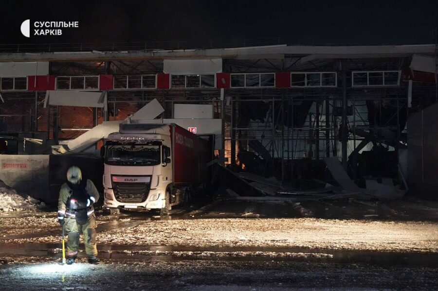 Attacco al terminal Nova Poshta