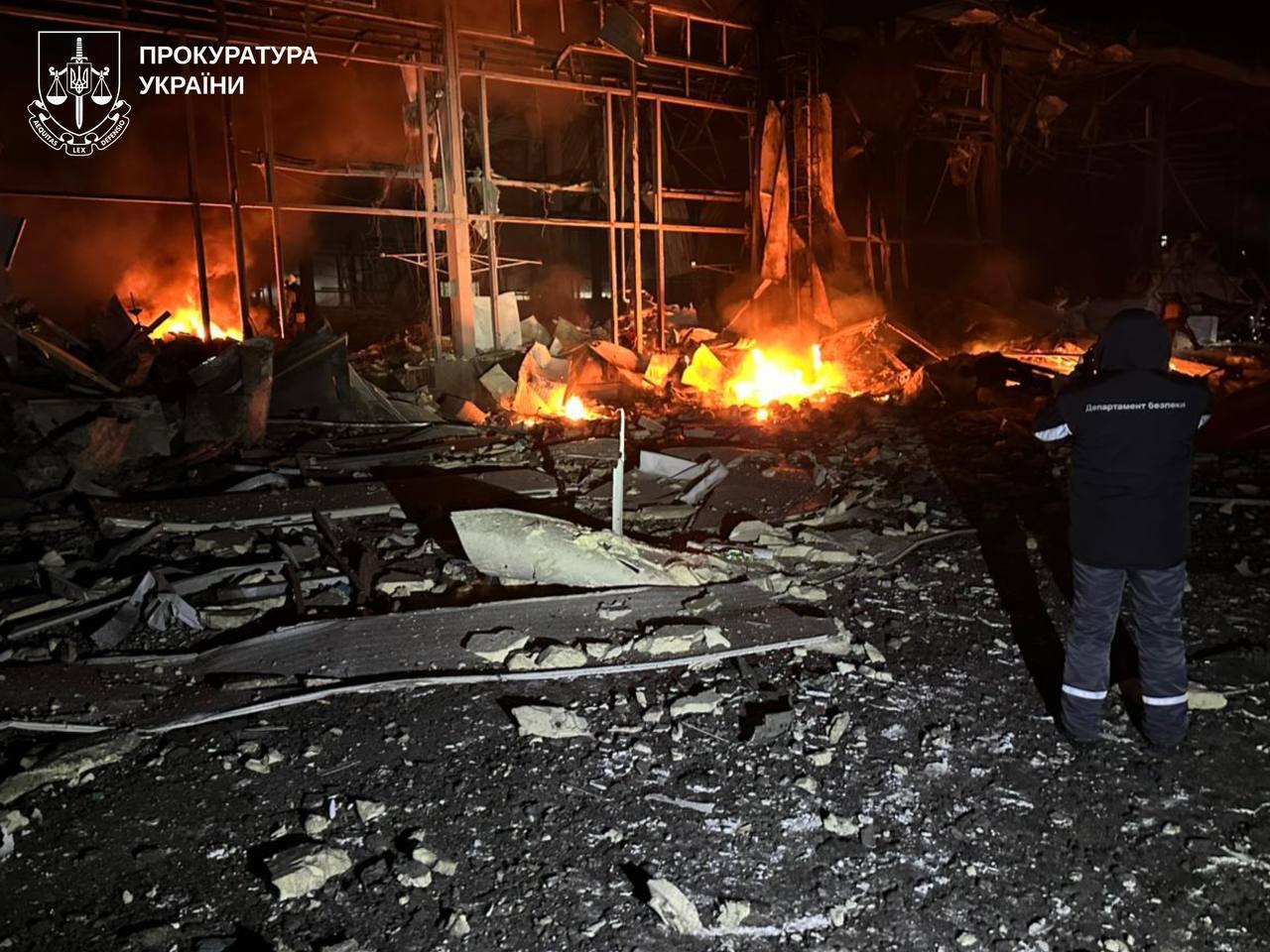 Attacco al terminal Nova Poshta