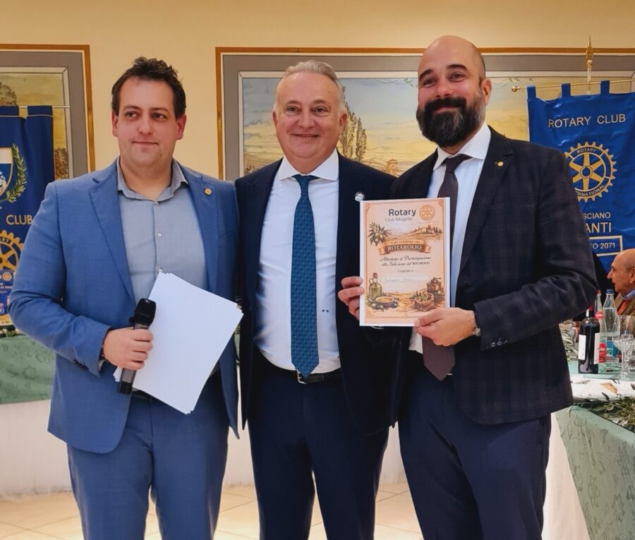 Giacomo Volpi, Paolo Gentili e Tommaso Trinci XXIV RotarOlio