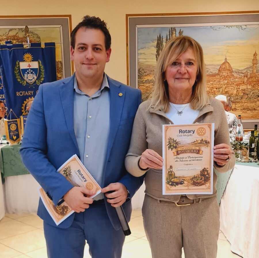 Giacomo Volpi e Donatella Viligiardi XXIV RotarOlio