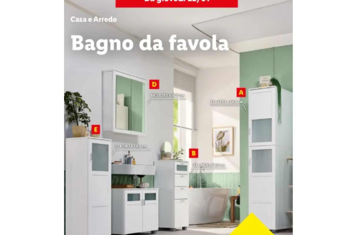 lidl mobili bagno