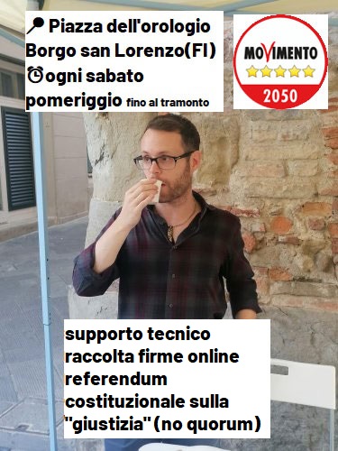Supporto tecnico raccolta firme
