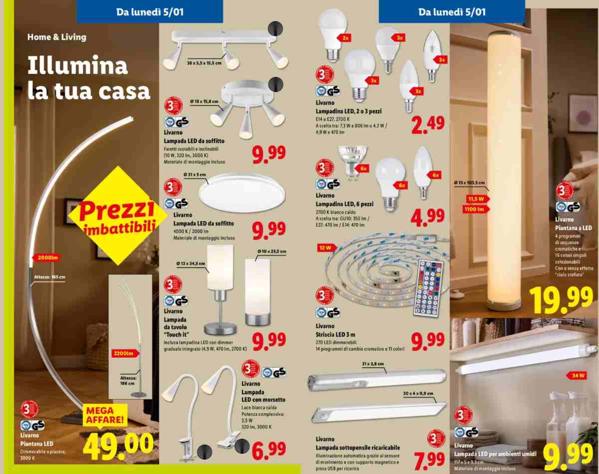 Volantino lidl 5-11/01