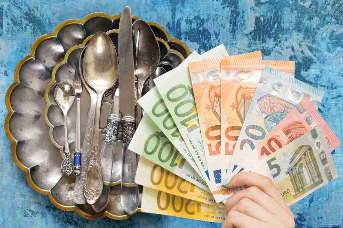 posate d'argento vendile e sei ricco