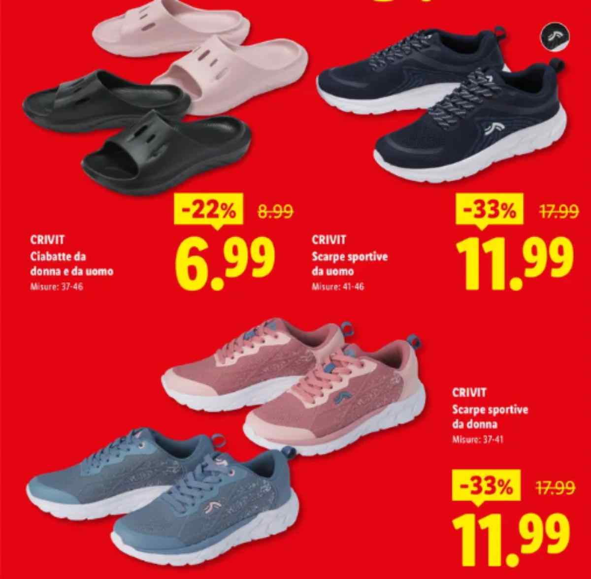 scarpe lidl offerta