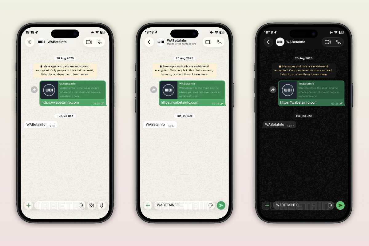 Whatsapp liquid glass