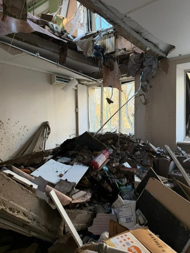 Un drone russo Shahed ha colpito una maternità a Odessa