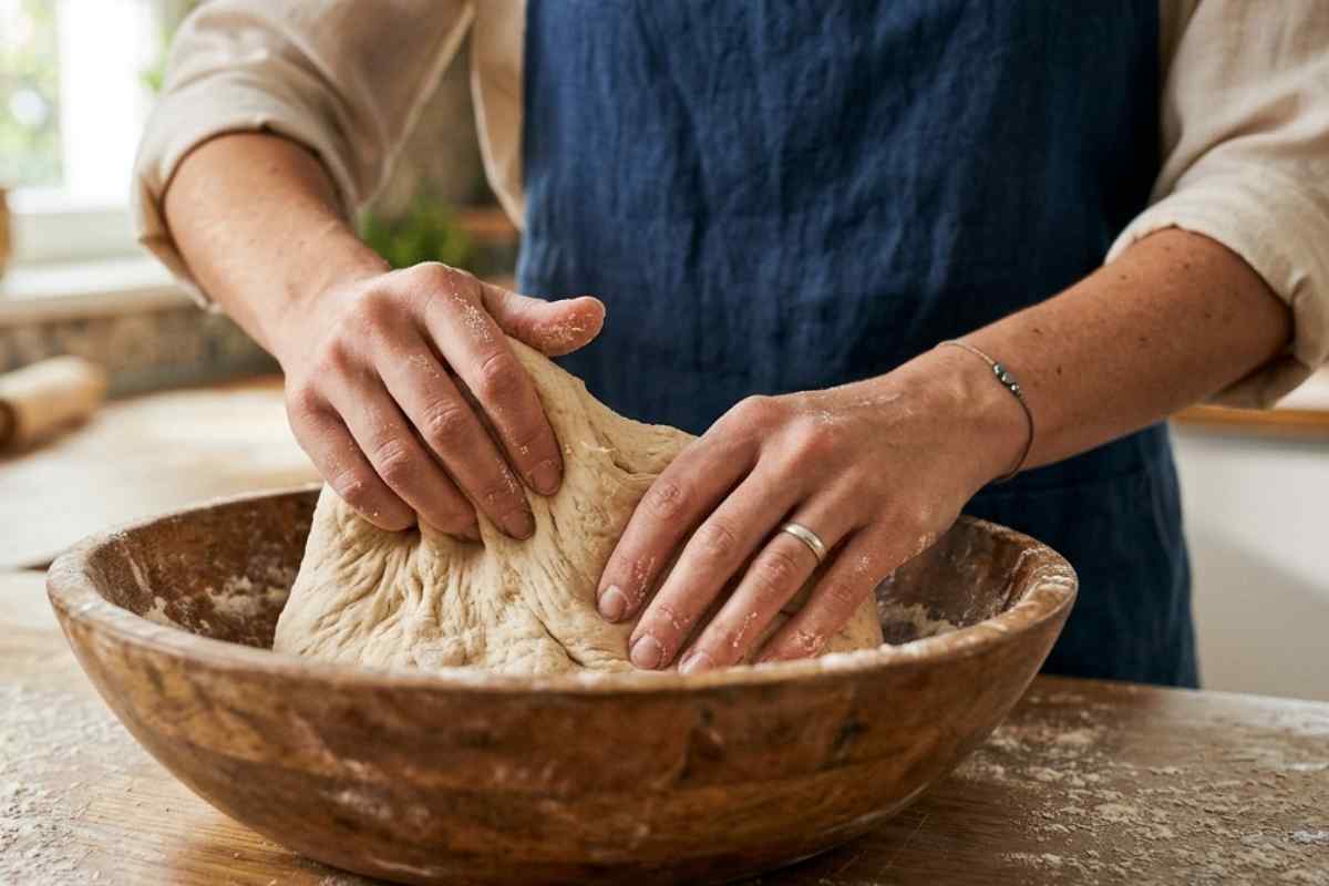 focaccia divina con tecnica dei 3 buchi
