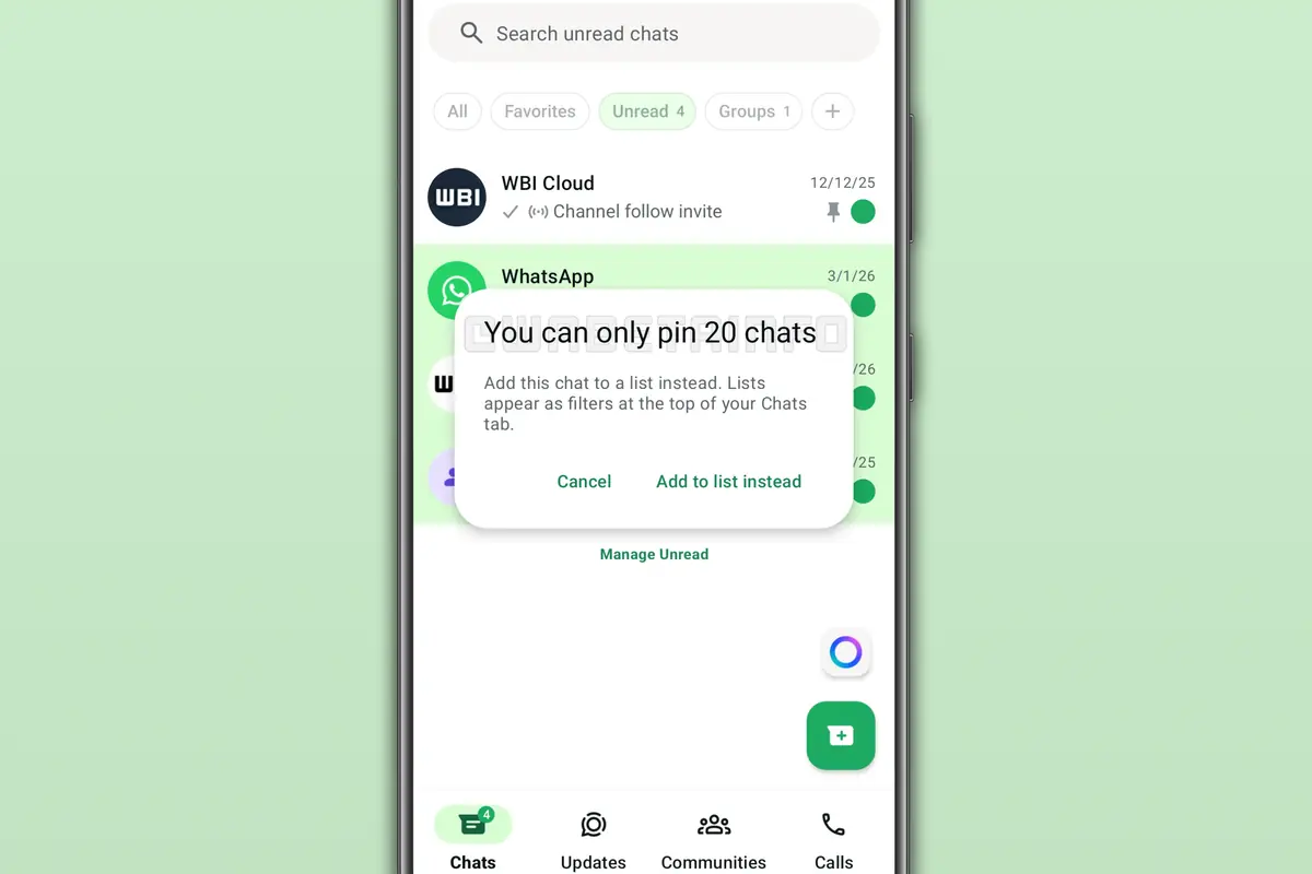 whatsapp premium novità