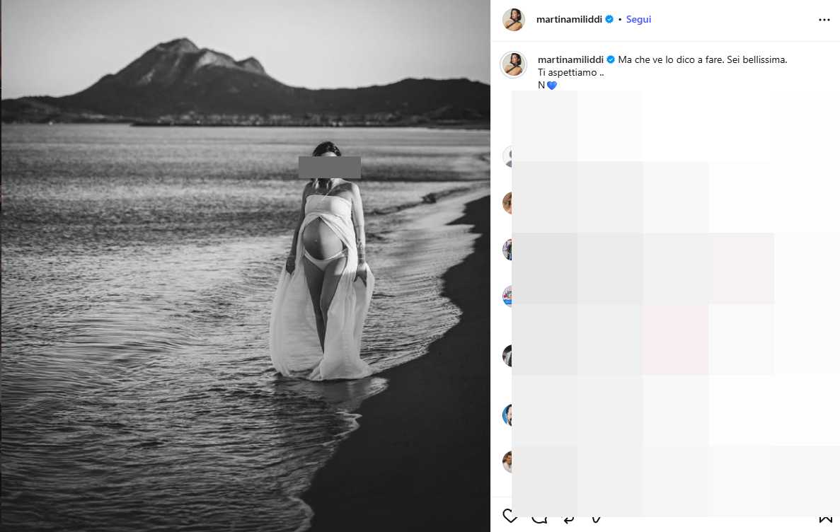 Foto pancione madrina Martina Miliddi Okmugello.it