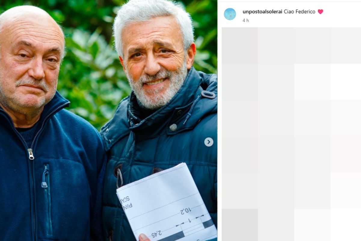 Lutto Un Posto al Sole, addio a Federico Torre