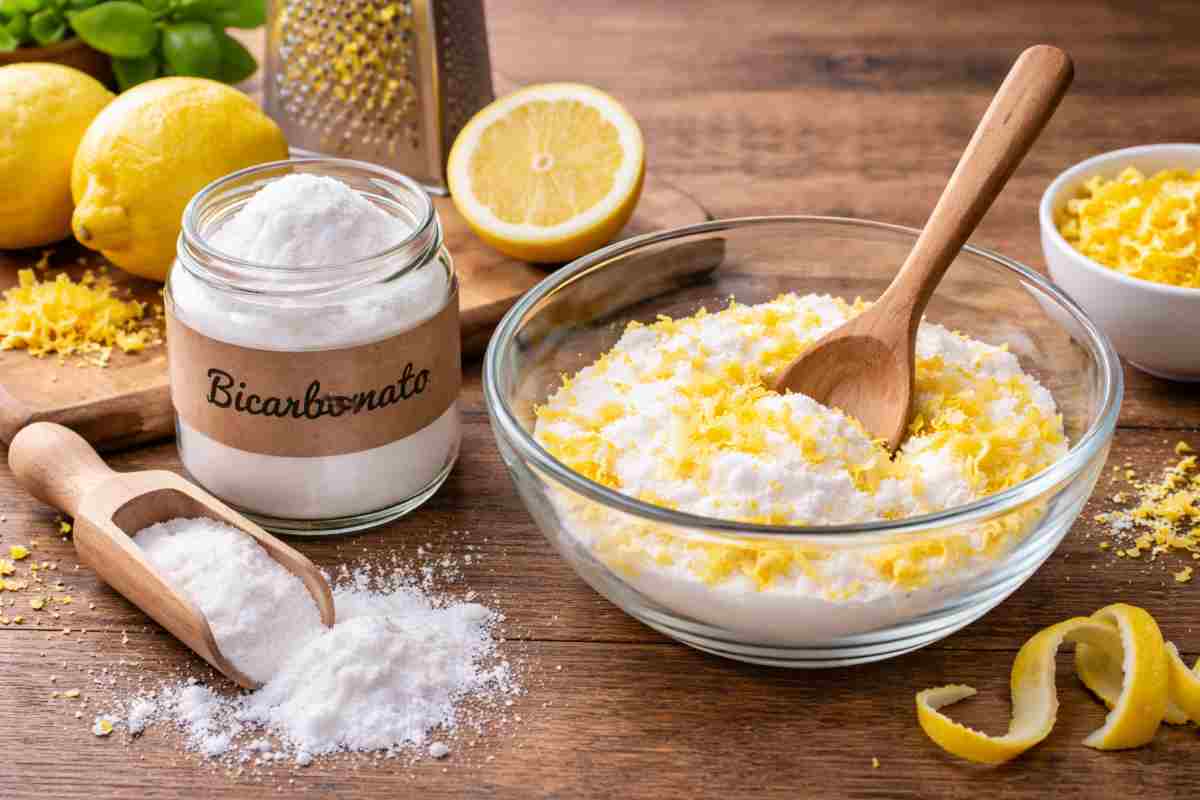 scorza di limone bicarbonato perché è utile