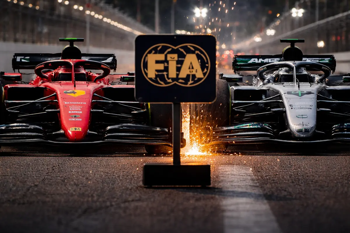 Scontro Ferrari Mercedes