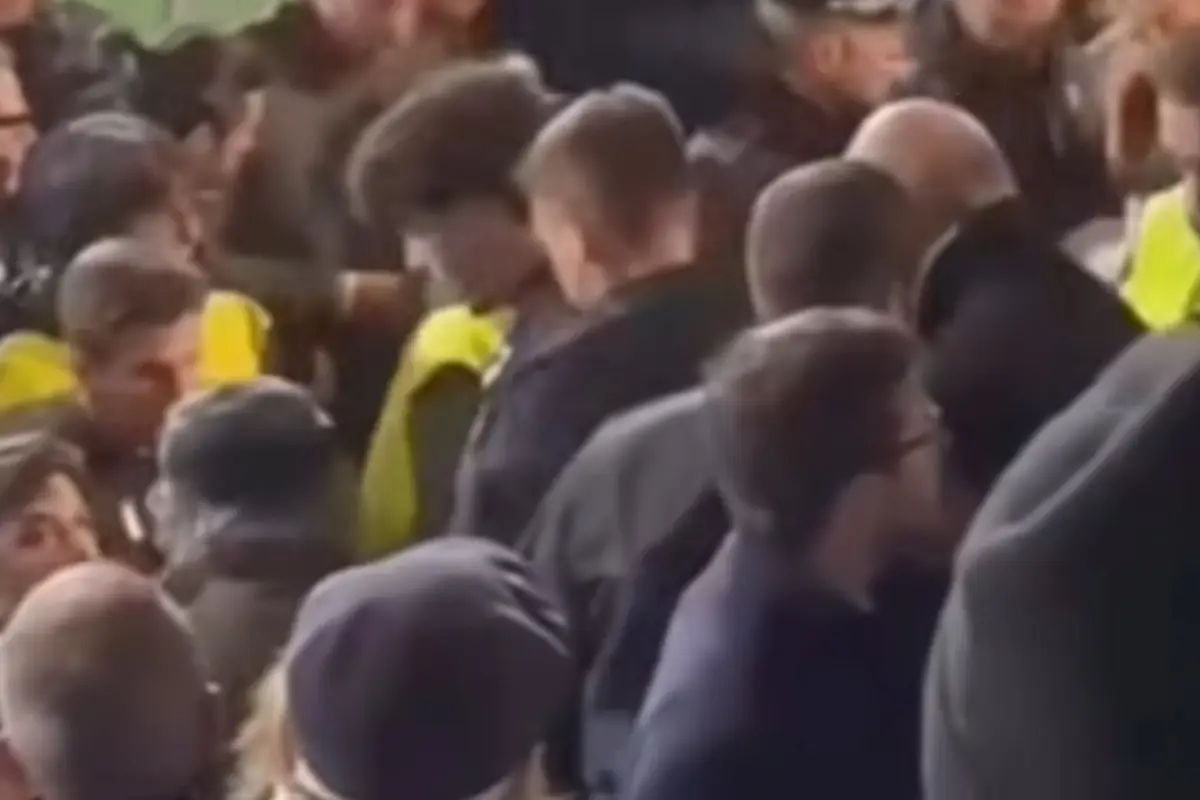 Rocchi sugli spalti di uno stadio italiano