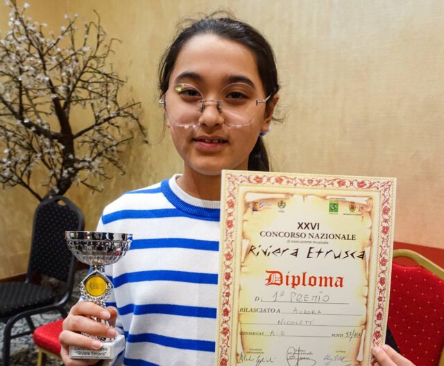1 Aurora e attestato Primo Premio a Piombino(1)
