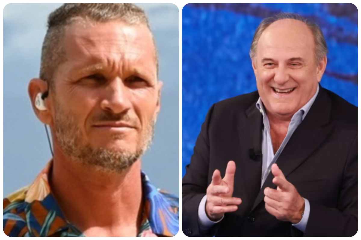 Alvin e gerry Scotti, conduttori Mediaset
