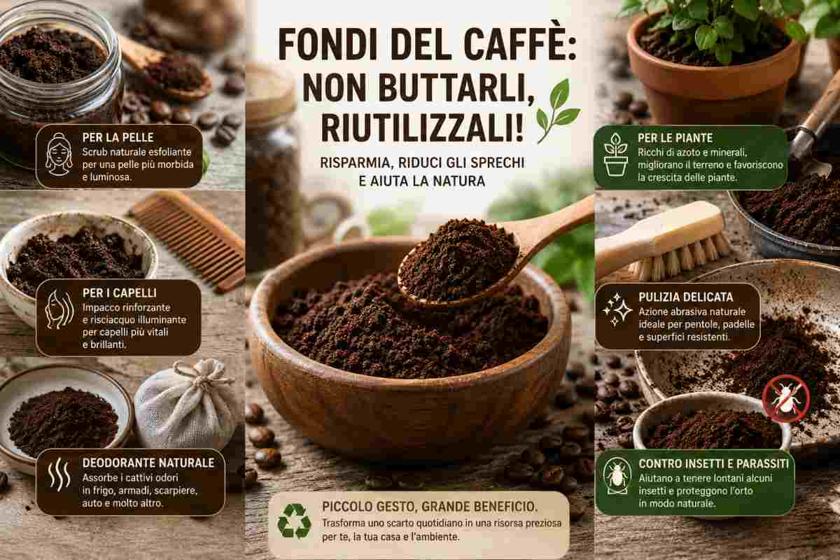 Fondi del caffè usi in casa Ok!Mugello.it