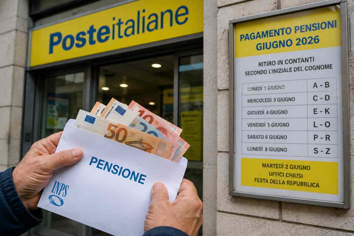 Pensione a chi slitterà il pagamento di Giugno Ok!Mugello.it