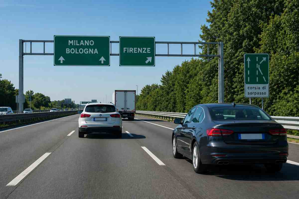Superamento in autostrada Ok!Mugello.it
