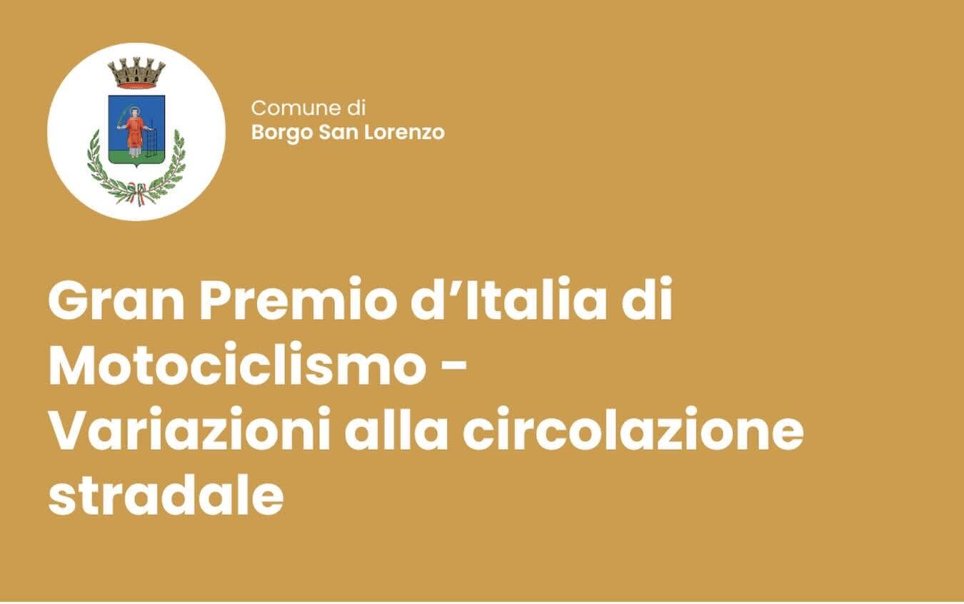 Divieto viabilità borgo 2026 maggio
