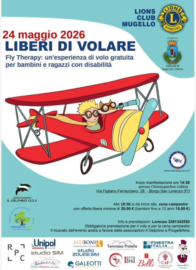 Liberi volare figliano 2026 locandina