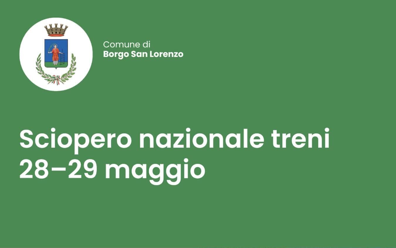 Sciopero treni borgo 26
