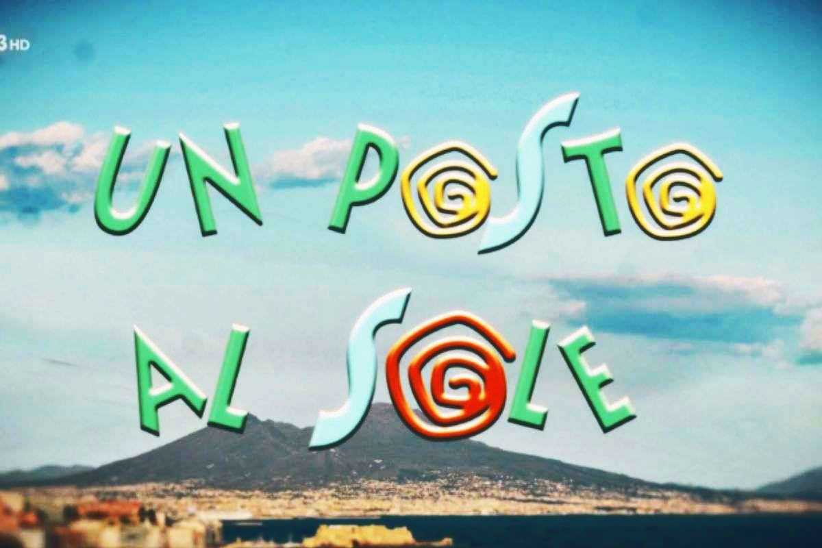 Logo della soap opera Un Posto al Sole con Palazzo Palladini