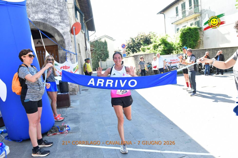 Arrivo vincitrice