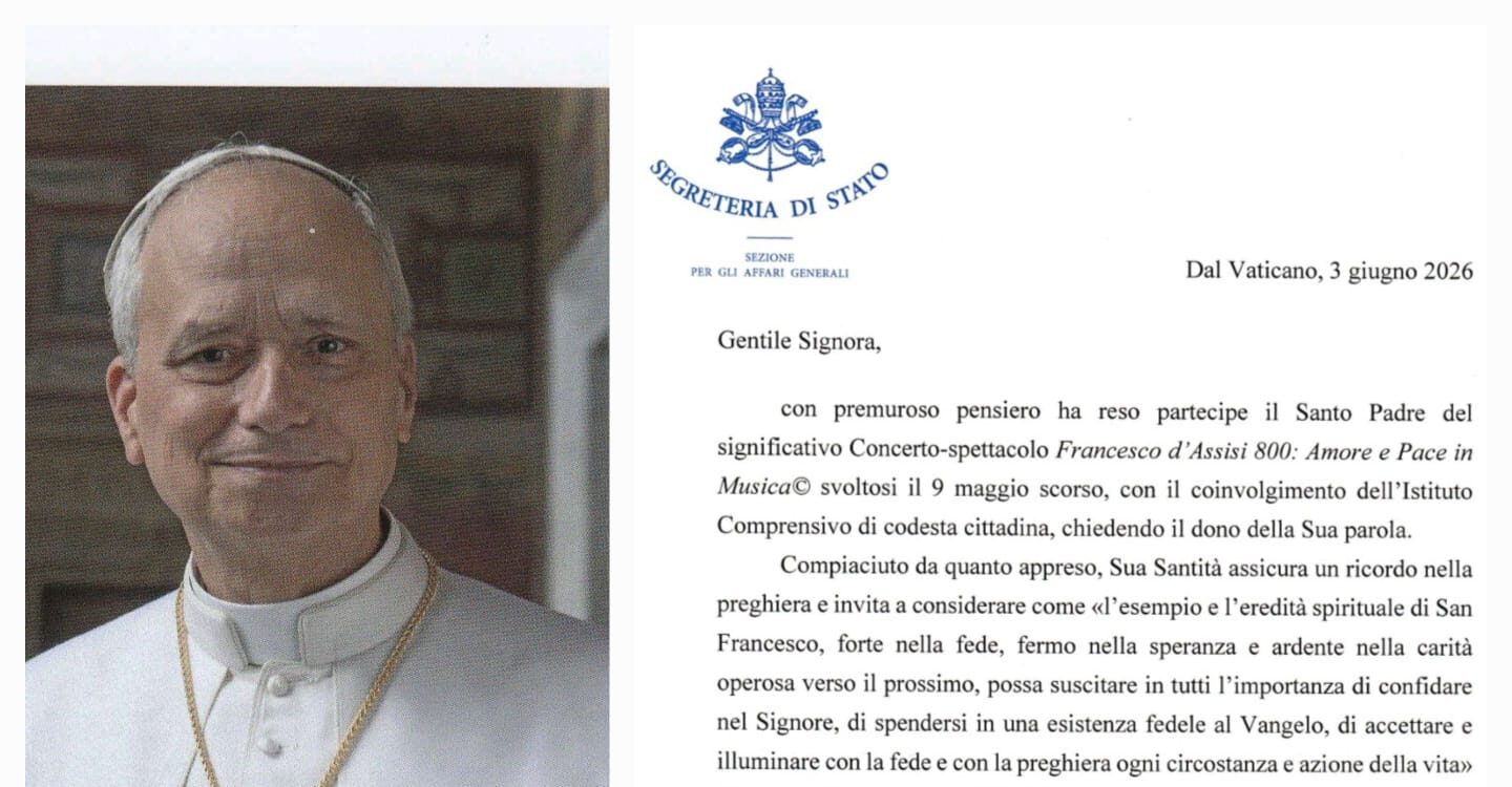 CdB Missiva di Papa Leone XIV 03.06.2026
