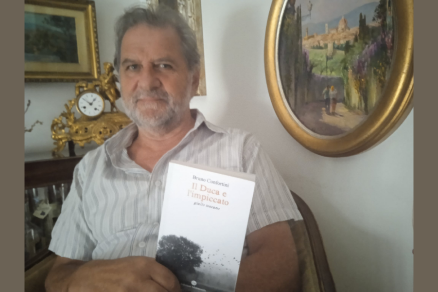Lo scrittore Bruno Confortini