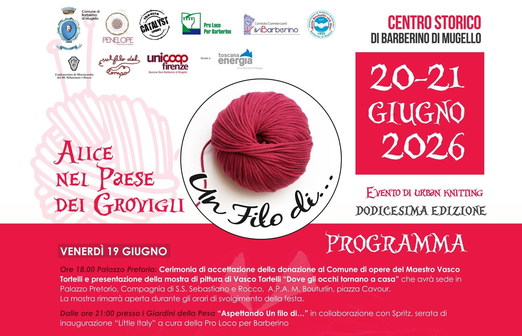 Un Filo di... Alice nel Paese dei Grovigli 20 21.06.2026 Locandina
