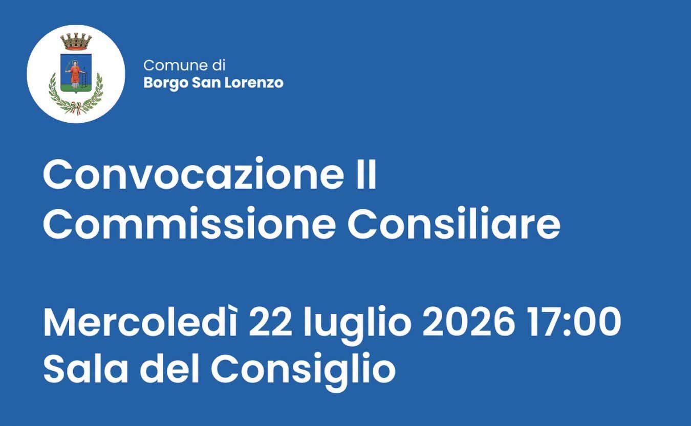 22 luglio 2026 consiglio