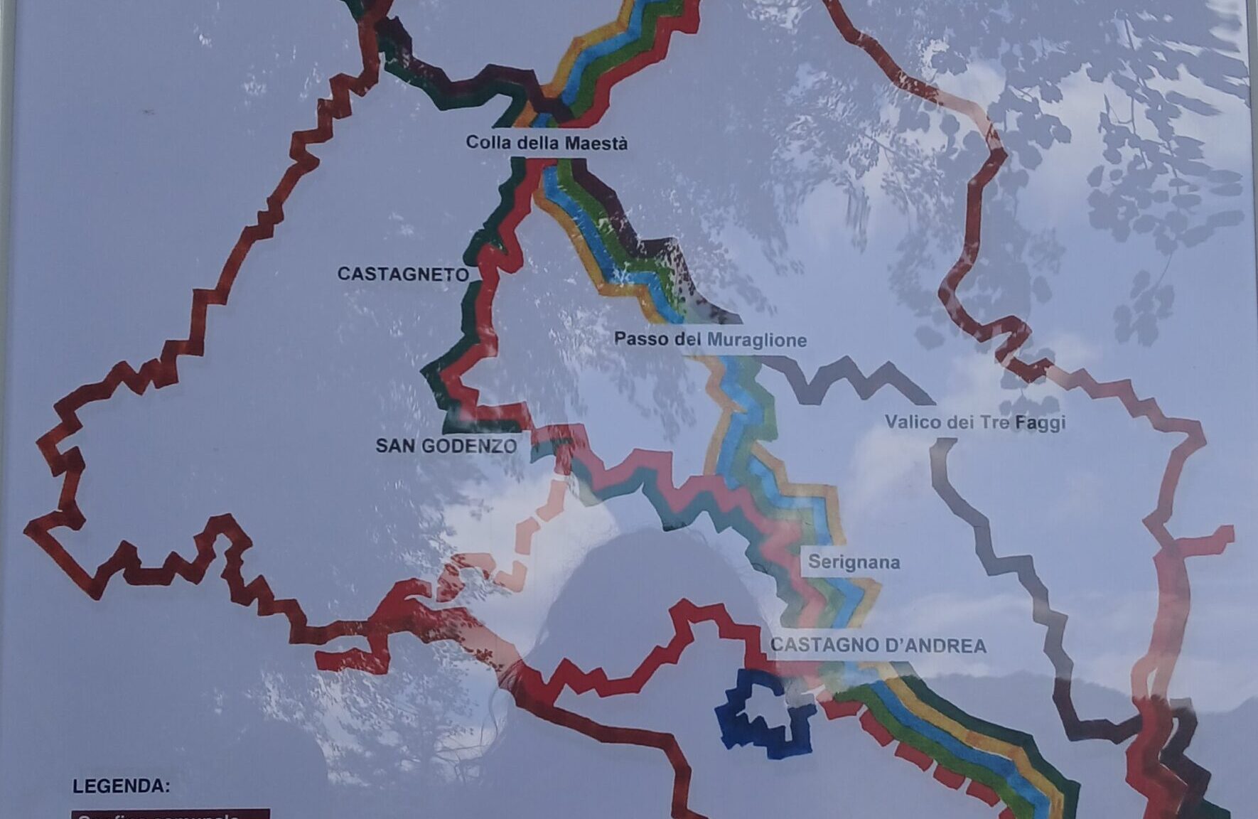 Mappa Terra di Cammini
