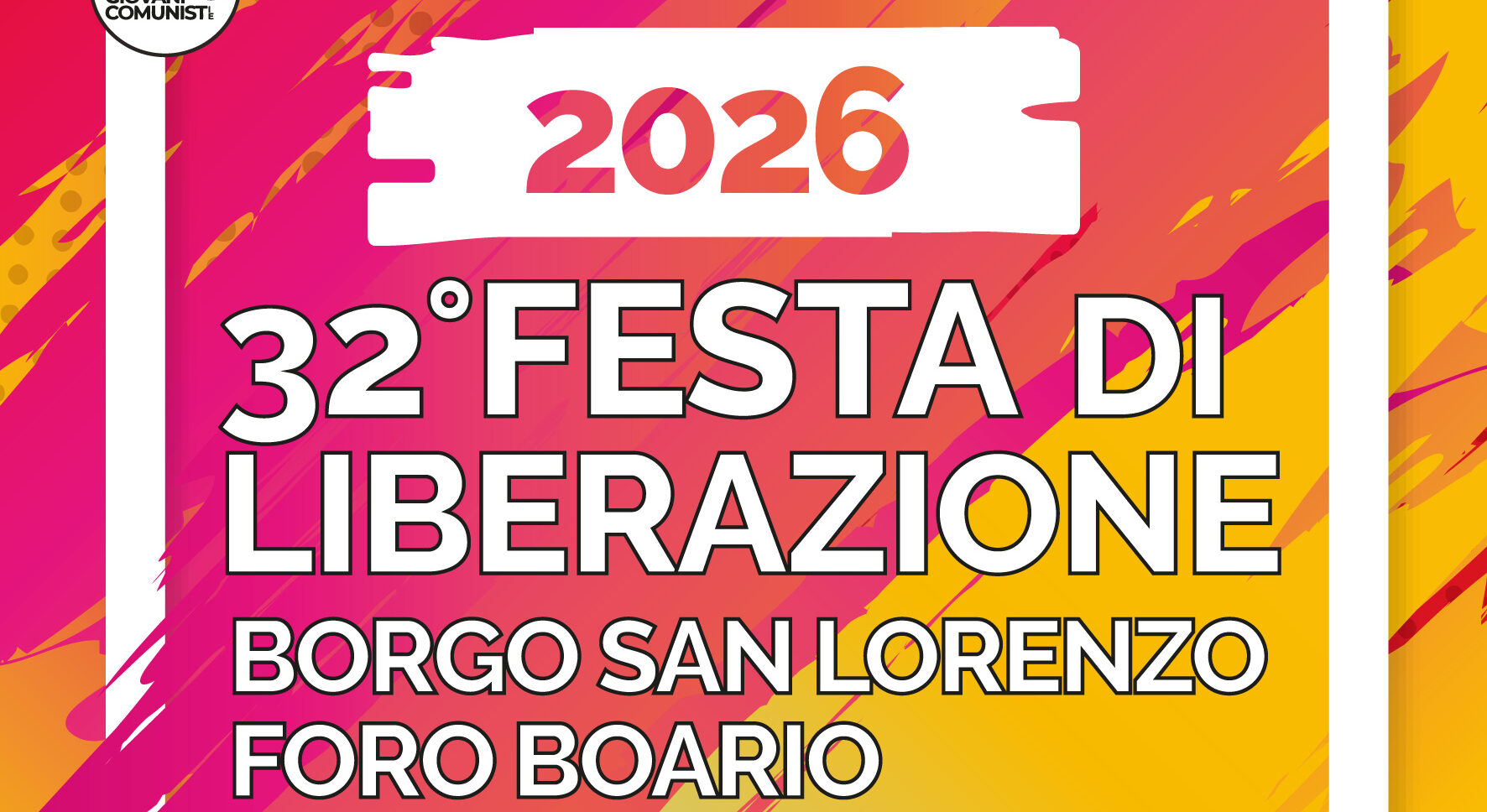 Flyer 1 2026 liberazione festa borgo