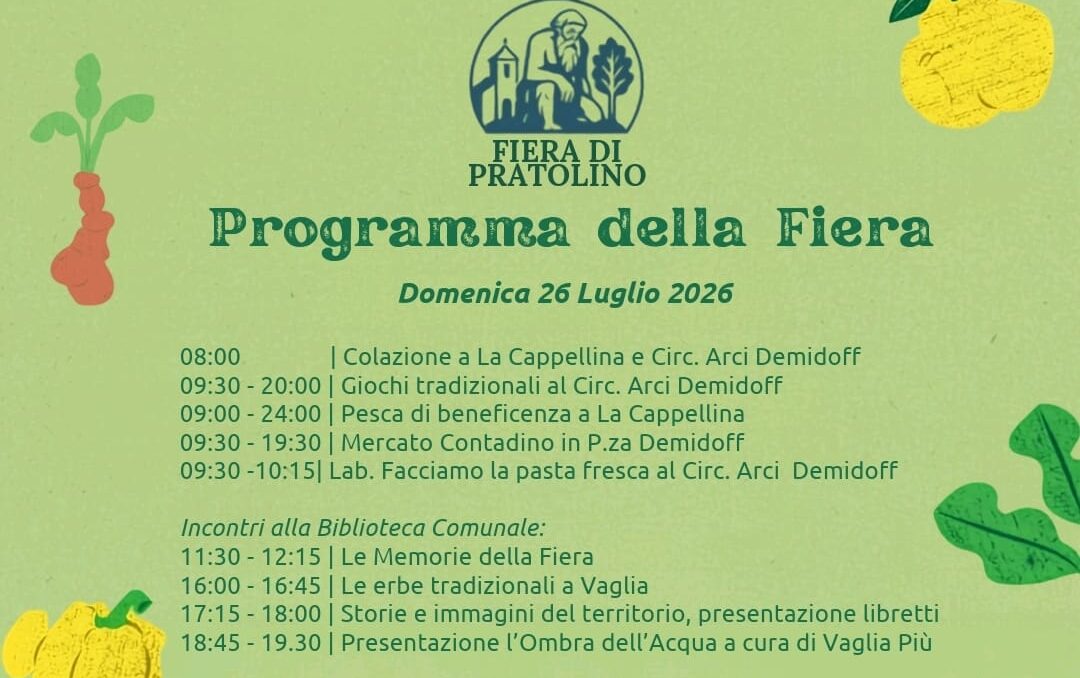 Pratolino 2026 festa