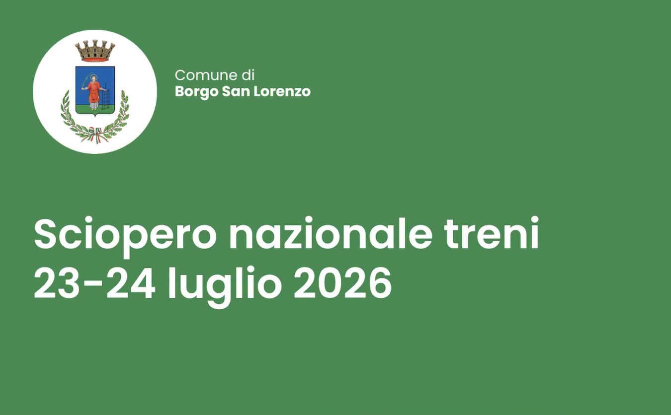Treno sciopero borgo luglio