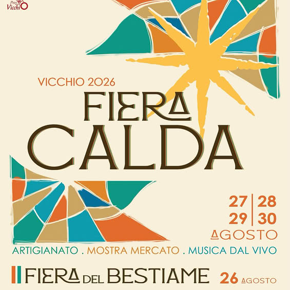 Fiera calda vicchio 2026 agosto
