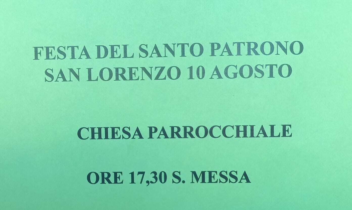 Locandina villore agosto